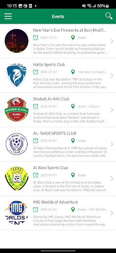 Screenshot of Event's Security Committee