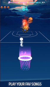 Captura de Pantalla 12 Beat Basketball: EDM Slam Dunk android