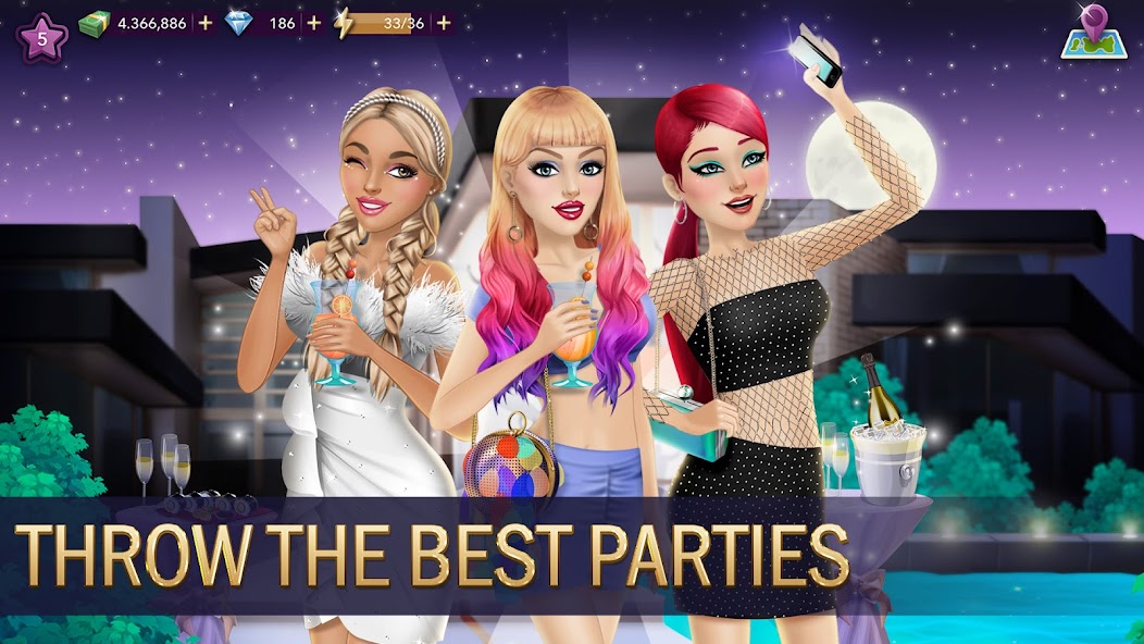 Hollywood Story®: Звезда моды 11.15.5 APK + Мод (Unlimited money) за Android