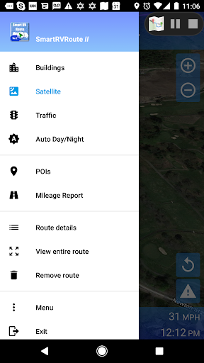 Screenshot of SmartRVRoute 2 RV Navigation