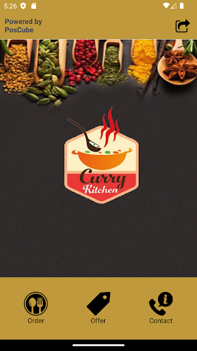 Android application Curry Kitchen screenshort