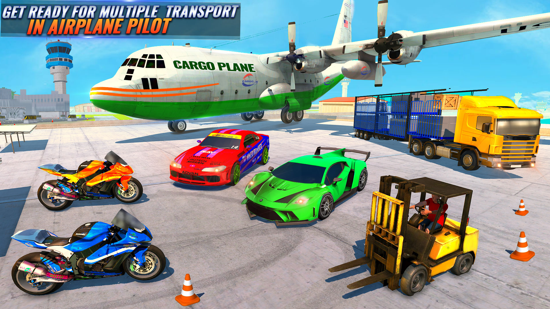 Android application Airplane Pilot Car Transporter screenshort