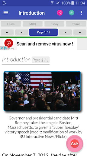 American Government Textbook Screen 3