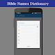 screenshot of Bible Names Dictionary
