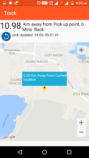 Android application Vahaami Parent screenshort