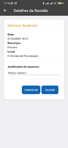 Reuniões Regimentais CRCSP Screen 3