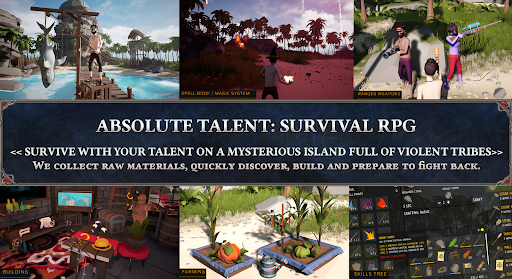 Android application Absolute Talent: Survival RPG screenshort