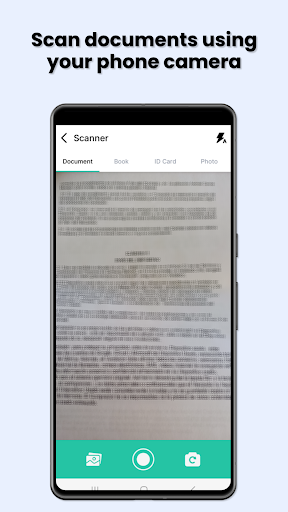 Android application PDF Camera Scanner screenshort