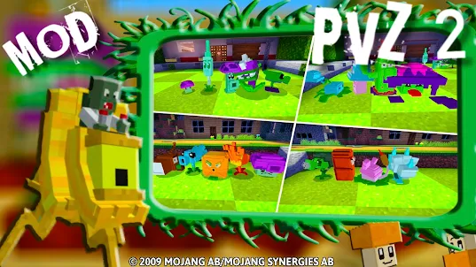 PVZ 2 Mods for Minecraft