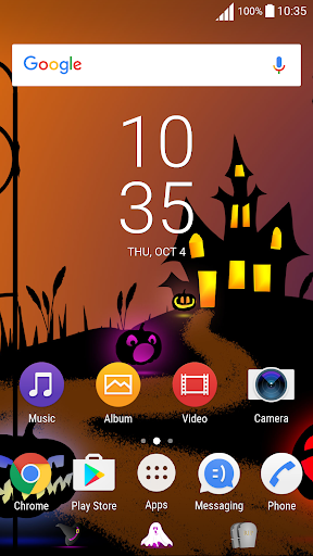 Halloweens Night Theme Screen 2