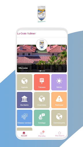 Android application La Croix Valmer screenshort