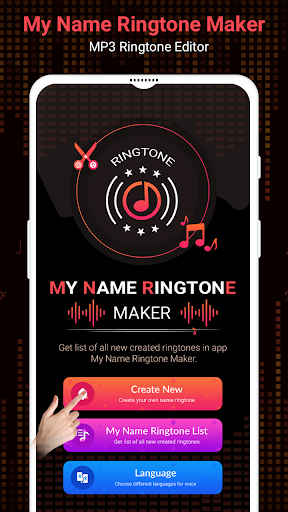 Android application My Name Ringtone Maker, Editor screenshort