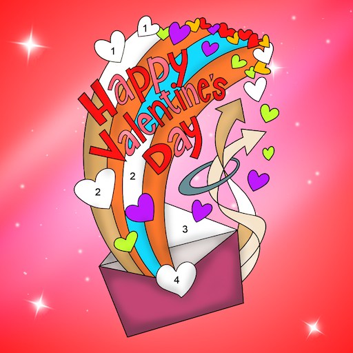Valentines Love Color Book logo