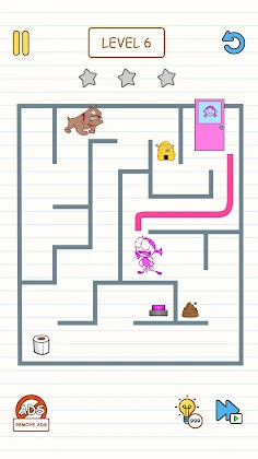 Draw to Pee: Toilet Escape - Screenshot 3