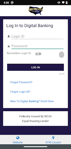 Android application Your Best Credit Union screenshort