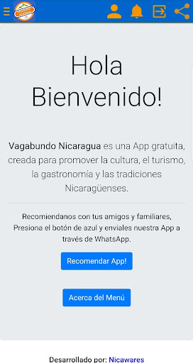 Vagabundo Nicaragua App Screen 2