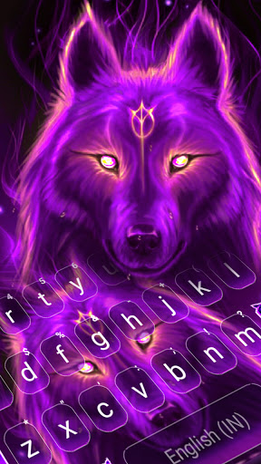 Android application Purple Wolf Guardian Keyboard screenshort