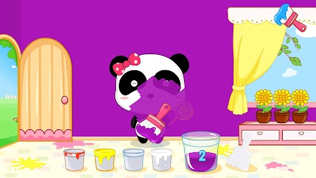 Baby Panda's Color Mixing