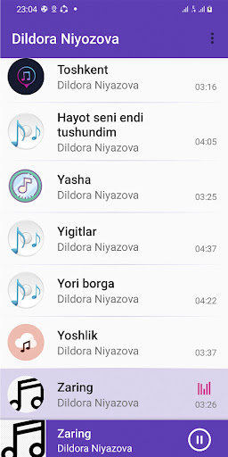 Ниёзова Дилдора қӯшиқлари Screenshot 3 - AppWisp.com