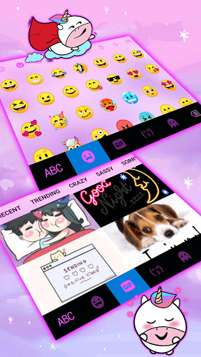 Pastel Sky Live Keyboard Backg Screen 3