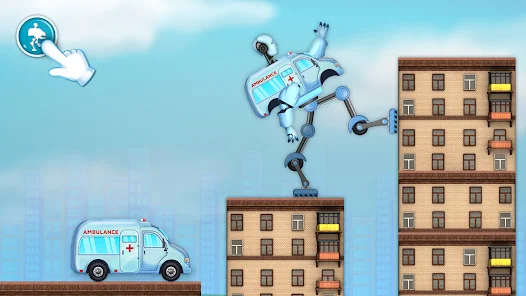 Emergency Ambulance Robot Game 8