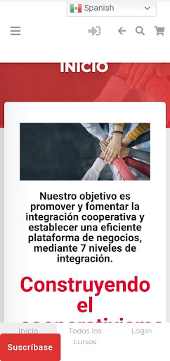 Android application Círculo Cooperativo screenshort