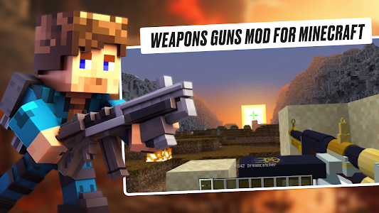 Weapons Guns Mod for Minecraft Unknown