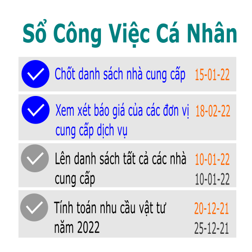 Sổ Công Việc Cá Nhân