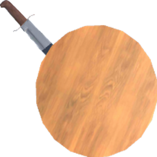 Throw a knife logo