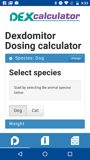 Android application Dexcalculator screenshort