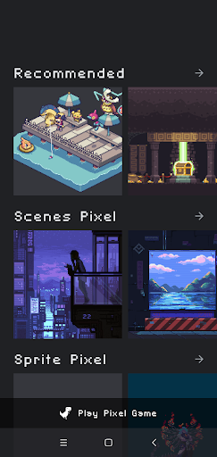 Android application Pixel Village Live Wallpapers screenshort