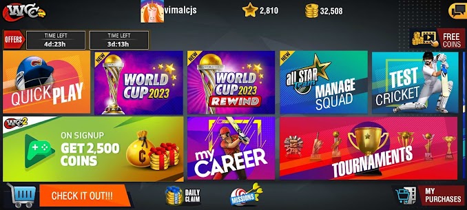 World Cricket Championship 2 MOD (Unlimited Money) 2