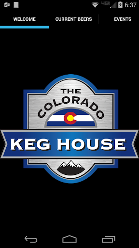 Android application Colorado Keg House screenshort