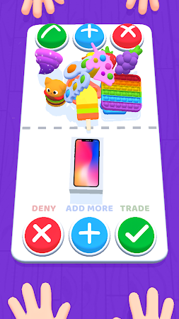 Game screenshot プッシュポップバブル交換ゲーム ポップイットトレード apk download