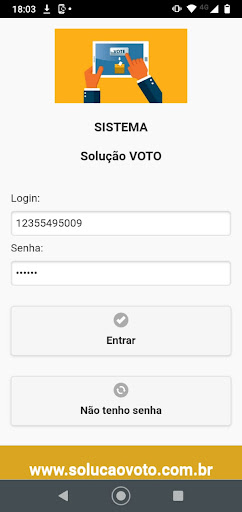 Solução Voto