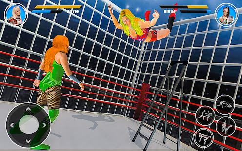 Girls Fighting Wrestling Games screenshots apk mod 4