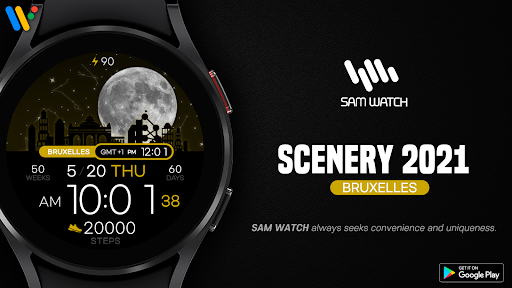 Android application SamWatch Scenery 2021 Belgium screenshort