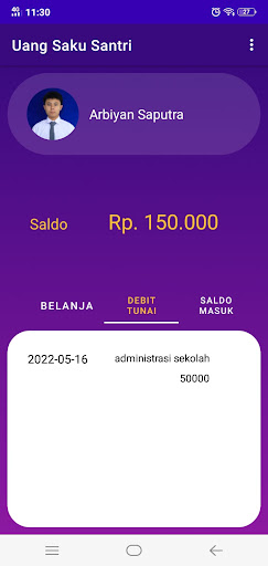 Uang Santri Screen 2