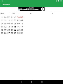 Captura 21 Calendario - Meses y semanas d android