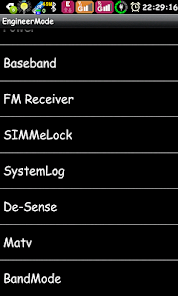 Screenshot 1 Engineer Mode MTK Shortcut android