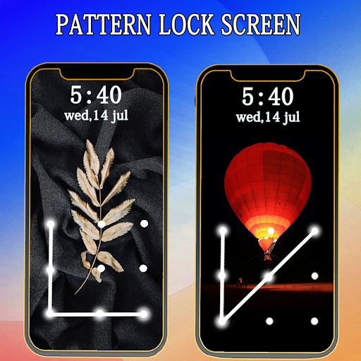 Android application Pattern Lock Screen screenshort