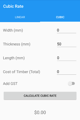 Android application TimberCalc screenshort