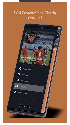 Android application Coventry Phoenix FC screenshort