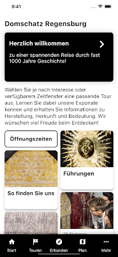 Android application Domschatz Regensburg screenshort