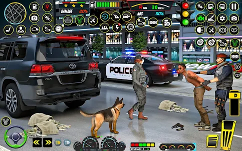 simulador de carro de polícia