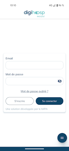 Android application digihosp PATIENT screenshort