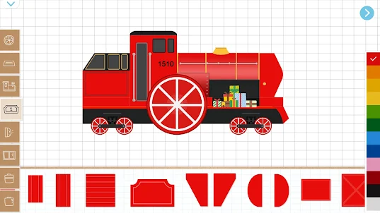 クリスマストレイン：子供向けゲーム-子供の電車と鉄道のゲーム