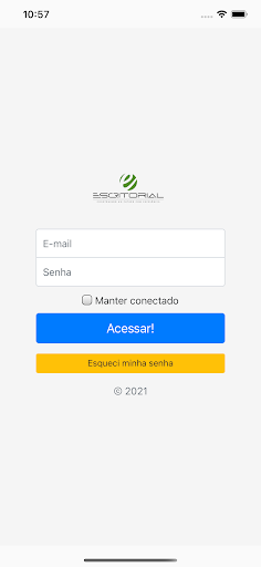 Android application Escritorial screenshort