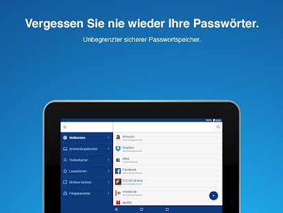 Sticky Password Manager Bildschirmfoto