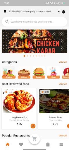 Eatofast Food Delivery Screen 3